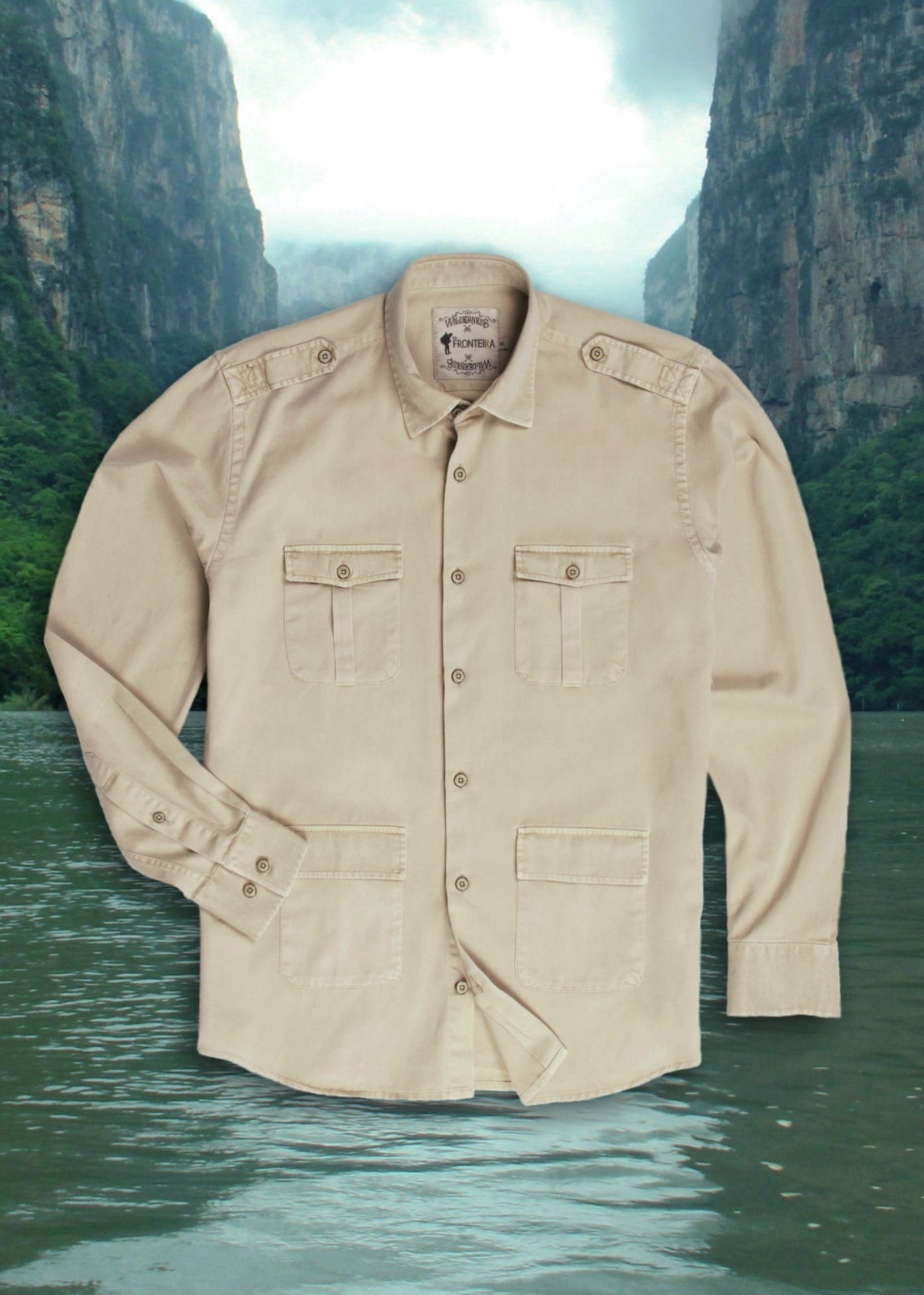 Camisa ALLAN QUATERMAIN // Modelo SAFARI